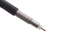 Solid Bare Copper Conductor Rg11 U Coaxial Cable , Tri - Shielded Coaxial Cable