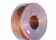 Copper Litz Wire Loudspeaker Cable , Transparent Sheath PVC Insulated Cables