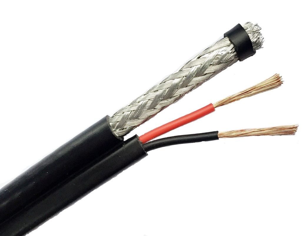 satellite grade Copper Coaxial Cable with 1 coax unit plus 1 pair  power cable