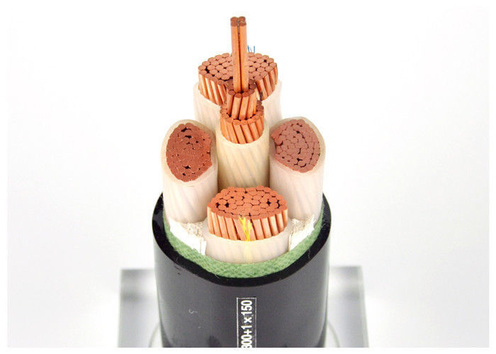 600/1000V 4 Core with Earth Core Cable , YJV Type XLPE Power Cable For Industrial Plants