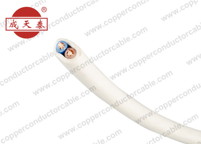 Flexible Electrical 2 Core Flexible Copper Wire PVC Compound Insulation