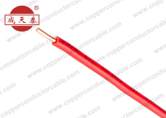 Single Core PVC Insulation Rigid Copper Conductor Cable Flame Retardant 450 / 750 V
