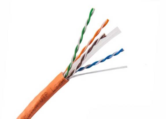 LSZH Jacket  Copper Ethernet Cable , 4 Pair 1st Generation Cat6A UTP Cable