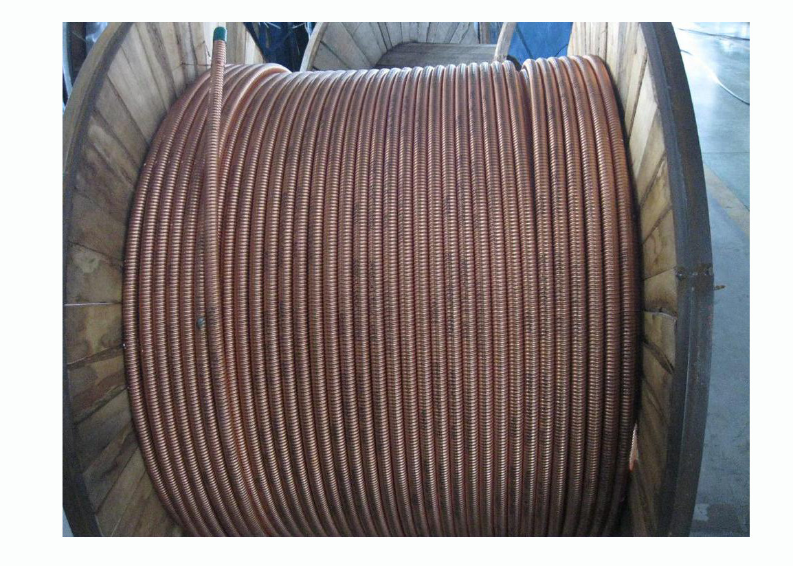 Durable Mineral Insulated Cable , Flame Resistant Cable 3+1 Core Stranded Copper Conductor