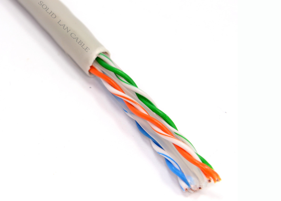 Cat6A UTP Ethernet Lan Cable Solid Bare Copper Network Cable