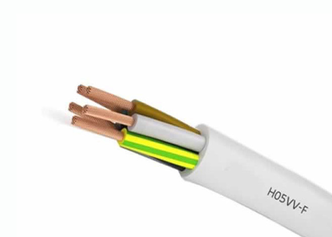 Domestic Use Flexible Electric Wire 318-Y / H05VV F Cable 5×0.75 Sq. Mm
