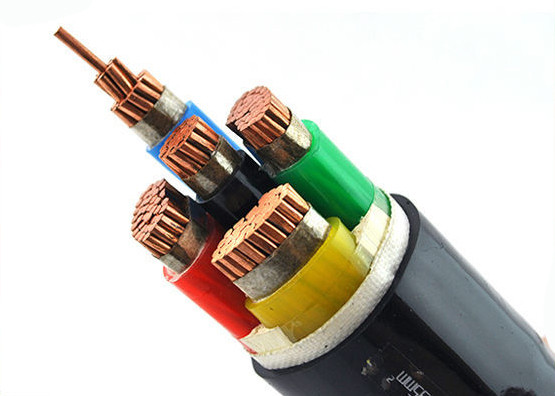 0.6/1kV Heat Resistant 3 Core Cable , Outdoor LSZH Sheath PVC Copper Cable