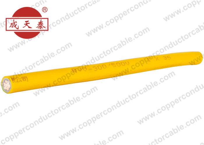 Copper Conductor House Wiring Cable BVV 300V / 500V With Single Core